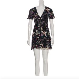 Alice + Olivia Floral Print Mini Dress